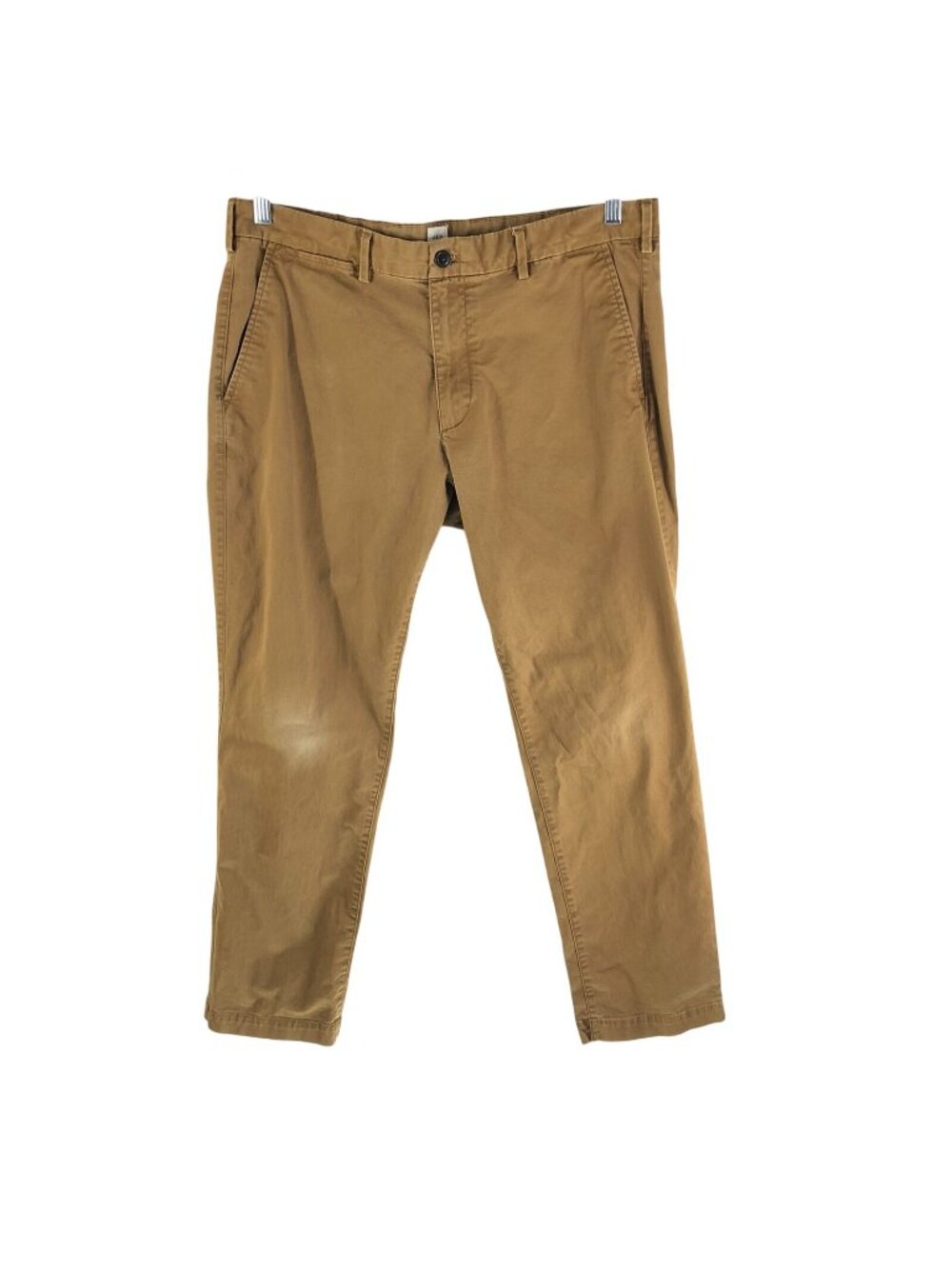GAP Mens Khaki Pants Straight Leg Cotton Stretch Beige 38x32